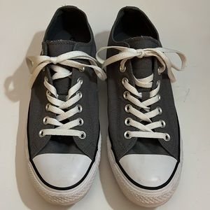 Converse Chuck Taylor sneakers with double tongue, gray